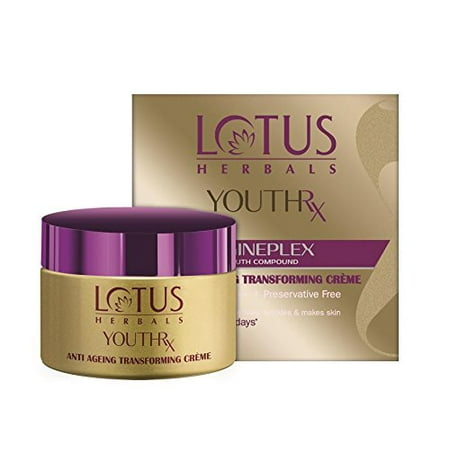 Lotus Herbals Youth Rx Anti-aging Skin Care Range – Lotus Herbals Youth Rx Anti-Aging Transforming Crème – SPF 25, PA +++- (The Best Skin Care Range)