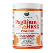 Danodia Foods Organic Psyllium Husk Powder Orange Flavor, 200g (8.8oz) | Sat-Isabgol with 5 Added Herbs | Unsweetened, Gluten-Free, Natural Fiber Supplement for Digestive Health