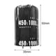 thumbnail image 3 of Condensador electrolítico Cola 2 uds 450V 1000uf para equipos industriales, 3 of 7
