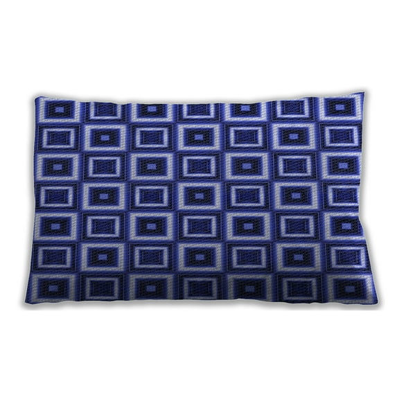 Ahgly Company Outdoor Rectangular Contemporary Lumbar Throw Pillow, 13 inch by 19 inch