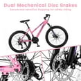 thumbnail image 5 of 26 Inch Mountain Bikes for Girls and Women, 21-Speed, Disc Brake, Women's Trail Commuter Bicycle, Perfect Gift Choice, 5 of 10