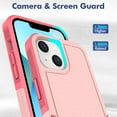 thumbnail image 5 of iPhone 14 Case, Allytech Military Grade Protective Anit-Scratch Shockproof Drop Proof Bumper Defender Back Cover Case for Apple iPhone 14 6.1" - Pink, 5 of 5