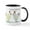 White/Black Inside, variant on CafePress - Funny Easter Egg Chicken Mug - 11 oz Ceramic Mug - Novelty Coffee Tea Cup