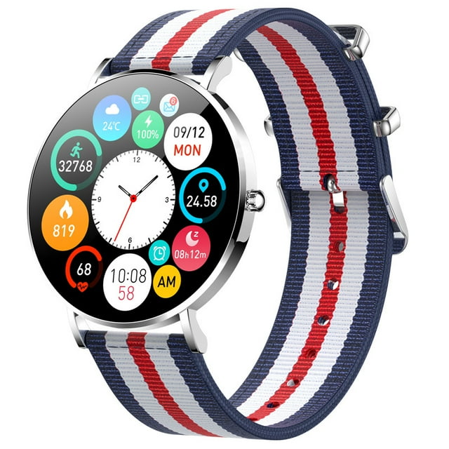 Montre d'Appel Intelligente Bluetooth Ultrafine pour Femmes T8, Écran AMOLED 1,3 Po, Bague de Montre