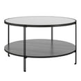thumbnail image 4 of Ameriwood Home Vance Round Coffee Table, Black Oak, 4 of 12