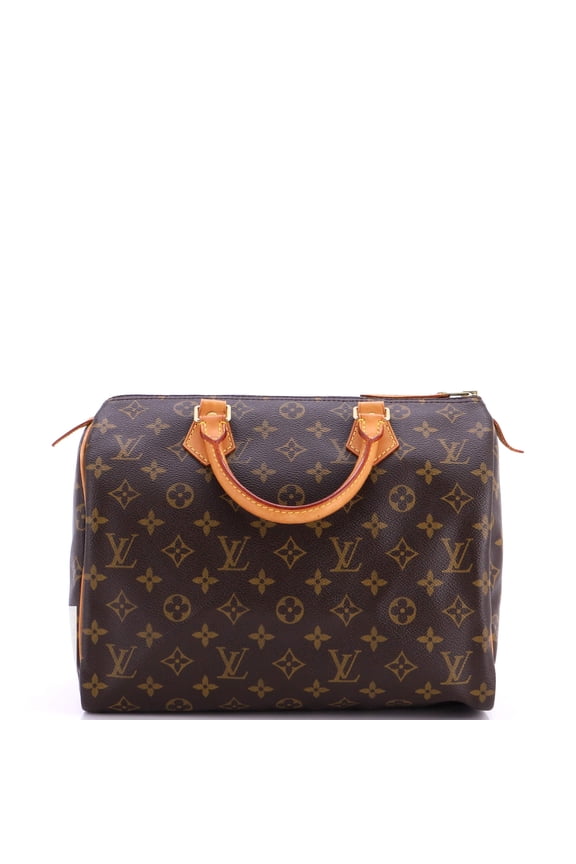 Pre-Owned Speedy Handbag Monogram Canvas 30 By Rebag