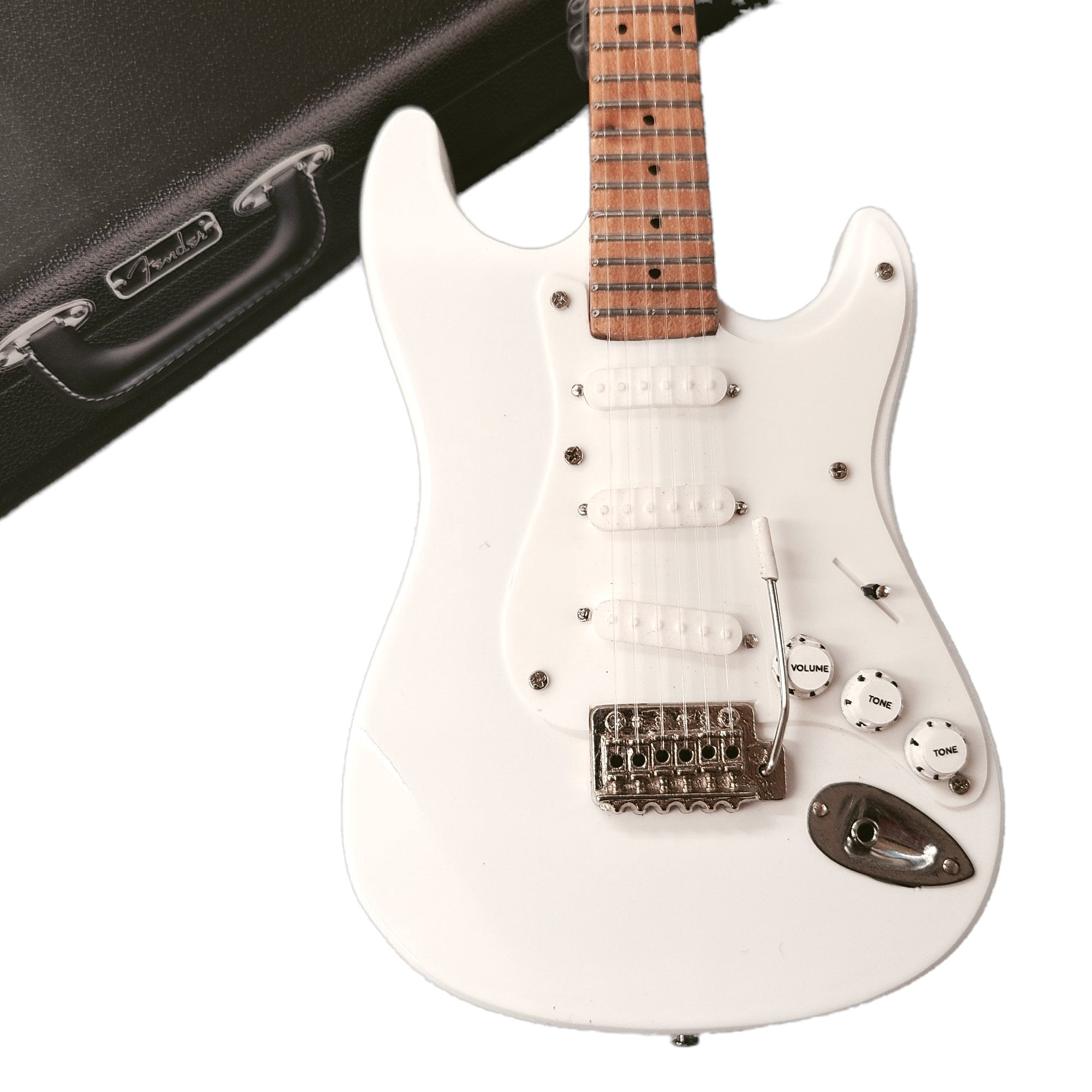 Axe Heaven Fender Stratocaster Olympic White Miniature Guitar Replica Collectible