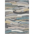 thumbnail image 2 of Addison Rugs Chantille Indoor/Outdoor Transitional Stripes Gray Machine Washable Rectangle Rug, 3' x 5', 2 of 8