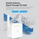 thumbnail image 3 of Repetidor WiFi Hugtrwg Amplificador de señal WiFi inalámbrico 300Mbps blanco, 3 of 9
