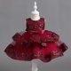 thumbnail image 1 of Vestido infantil Vestido de princesa Falda de lentejuelas de varias capas Falda Cumpleaños de bebé Anfitrión Actuación, 1 of 5