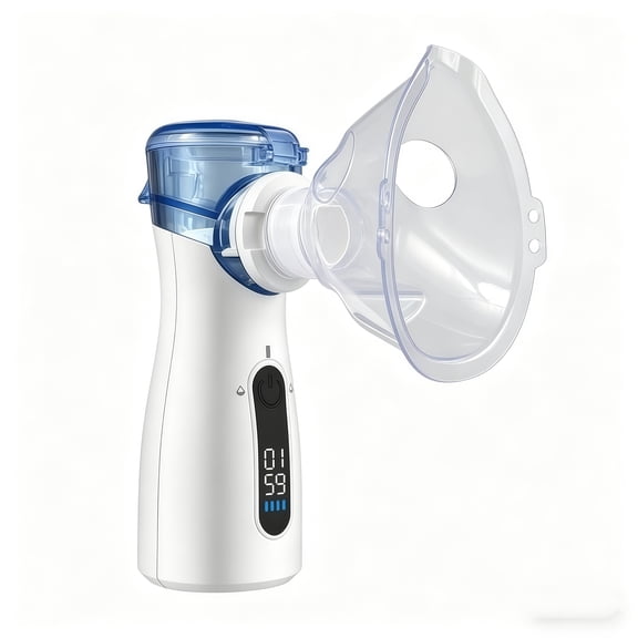 Portable Personal Humidifier - 2 Speeds, Quiet, Auto-Clean, ≤5μm Mist, USB/Rechargeable for Home & Travel