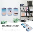 thumbnail image 3 of 3pcs Simulated Airplane Window Stickers Decorative Wall Decal Landscape Sticker, 3 of 5