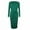 Green Dress for Women, variant on GNFQXSS Casual Long Sleeve Dress Round Neck Slim with Waistband Pocket Comfy for Daily Wear Suitable for All Seasons Women's Home and Leisure Style Black L