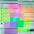 thumbnail image 4 of 200 Sheets Transparent Sticky Notes，75*75mm Clear Annotation, Waterproof Translucent Color Memo Pad, 4 of 5