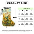 thumbnail image 6 of COEQINE Sunflower Set of 2 Leg Cast Cover Hummingbird Broken Leg Shower Cast Cover Decorative Leg Plaster Cover Strechable Cast Socks Cover Outdoor Cover for Women Men Seniors Size M, 6 of 7