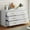 White, variant on Dextrus 6-Drawer Dresser, Wood Chest of Drawers with Metal Handles, Bedside Night Stand for Bedroom, Wood