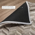 thumbnail image 6 of Addison Rugs Dream Shag Premium Machine Washable Transitional Herringbone Gray Rectangle Rug, 5' x 7'6", 6 of 8