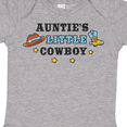thumbnail image 4 of Inktastic Aunties Little Cowboy with Cowboy Hat and Boots Boys Baby Bodysuit, 4 of 5