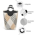 thumbnail image 4 of Kll Geometric Laundry Hamper,Large Canvas Fabric Lightweight Storage Basket Toy Organizer Dirty Clothes Collapsible Waterproof For College Dorms,Children Bedroom,Bathroom, 4 of 6