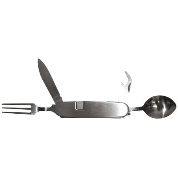 FOUR-IN-ONE POCKET KNIFE DINING UTENSILS