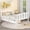 White, variant on Sumdeal Platform Bed Wood Bed Frame with Storage Drawers,full size,twin size ,white,grey Espresso(6 specs in all)