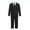 Black, variant on B-One Kids Boys' Formal 5 Piece Suit Set includes Suit Jacket, Dress Pants, White Dress Shirt, Matching Suit Vest and Clip-on Tie for Baby, Toddlers, Little Boys, Big Kids & Young Men