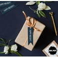 thumbnail image 4 of Inkdotpot Pack Of 100 Real Silver Foil Paper Tags Happy Holiday Favor Hang Tags, 4 of 6