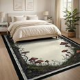 thumbnail image 3 of ODIKA 8'x10' Washable Area Rug Non-Shedding, Easy Care, Halloween Gothic Mushroom Academia Moody Witchy Artifact Funky for King Size Bedroom Under Bed, Master Suite, 3 of 7