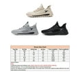 thumbnail image 2 of Frontwalk Mens Athletic Shoes Breathable Sneakers Mesh Work Shoe Sport Comfort Trainers Men's Lace Up Casual Sneaker Beige 7.5, 2 of 9