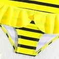 thumbnail image 6 of Tiijoy Girls One-Piece Swimsuit Cartoon Bee Ruffle Cute Bathing Suit Kids, Sizes 18-24M, 6 of 6