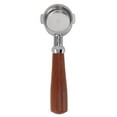 thumbnail image 2 of Bottomless Portafilter, Coffee Portafliter Easy Cleaning Redwood Handle with Filter Basket for Home, 2 of 8