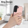 thumbnail image 2 of Allytechgroup Samsung Galaxy S21 FE Case with Cards Holder, Crossbody Shoulder Strap Ring Holder Kicsktand Bumper Shockproof Slim Fit Wallet Case Cover for Samsung Galaxy S21 FE, Rosegold, 2 of 6