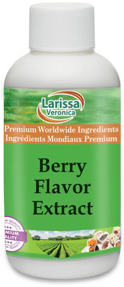 Larissa Veronica Berry Flavor Extract, (Berry, 4 oz, 1-Pack, Zin: 528882)