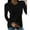Black, variant on Womens Summer Tops Womens Fitted Long Sleeve Active 2x Shirts for Women Christmas Shirts Blouses Running Shirt Women Cold Weather Same Day Long Sleeve Work for plus Size Warm Tunics L