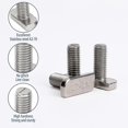 thumbnail image 4 of 10 Stainless Steel Hammer Head Screws M8 X 20 With Flange Nuts, 4 of 5