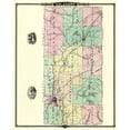 thumbnail image 2 of Snyder 26x31 Black Ornate Wood Framed with Double Matting Museum Art Print Titled - Eau Claire Wisconsin Landowner - Snyder 1878, 2 of 4