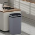 thumbnail image 7 of BestOffice 13 Gallon Plastic Touchless Trash Can with Motion Sensor for Indoor Use, 2 Pack(Gray), 7 of 7