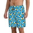 thumbnail image 2 of Kdxio Flying Bees Pattern Mens Casual Shorts - Drawstring Summer Beach Sports Shorts for Men, 2 of 9