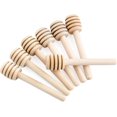 thumbnail image 1 of 30 Pcs Cuillre Miel,mnagers En Bois Mini Jam Pot Miel Distributeur Collectionner Remuer Rod Stick Distribue Drizzle Miel 8cm Bois, Fave, 1 of 5