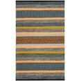 thumbnail image 2 of SAFAVIEH Montauk Rothesay Striped Soft Braided Cotton Area Rug, Navy/Multi, 2'6" x 4', 2 of 7