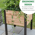 thumbnail image 7 of Gardener's Supply Company Raised Garden Bed Elevated Cedar Planter Box, 2' x 2', 7 of 7