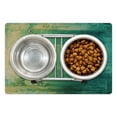 thumbnail image 1 of Eiffel Tower Pet Mat for Food and Water, Eiffel Tower Colorful Gradient Sketch in Ombre Style Drawing French Print, Non-Slip Rubber Mat for Dogs and Cats, 18" X 12", by Ambesonne, 1 of 2