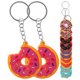 thumbnail image 3 of 18 Uds llavero colgantes Donut Charm llavero Donut colgante colgante para bolsos, 3 of 5
