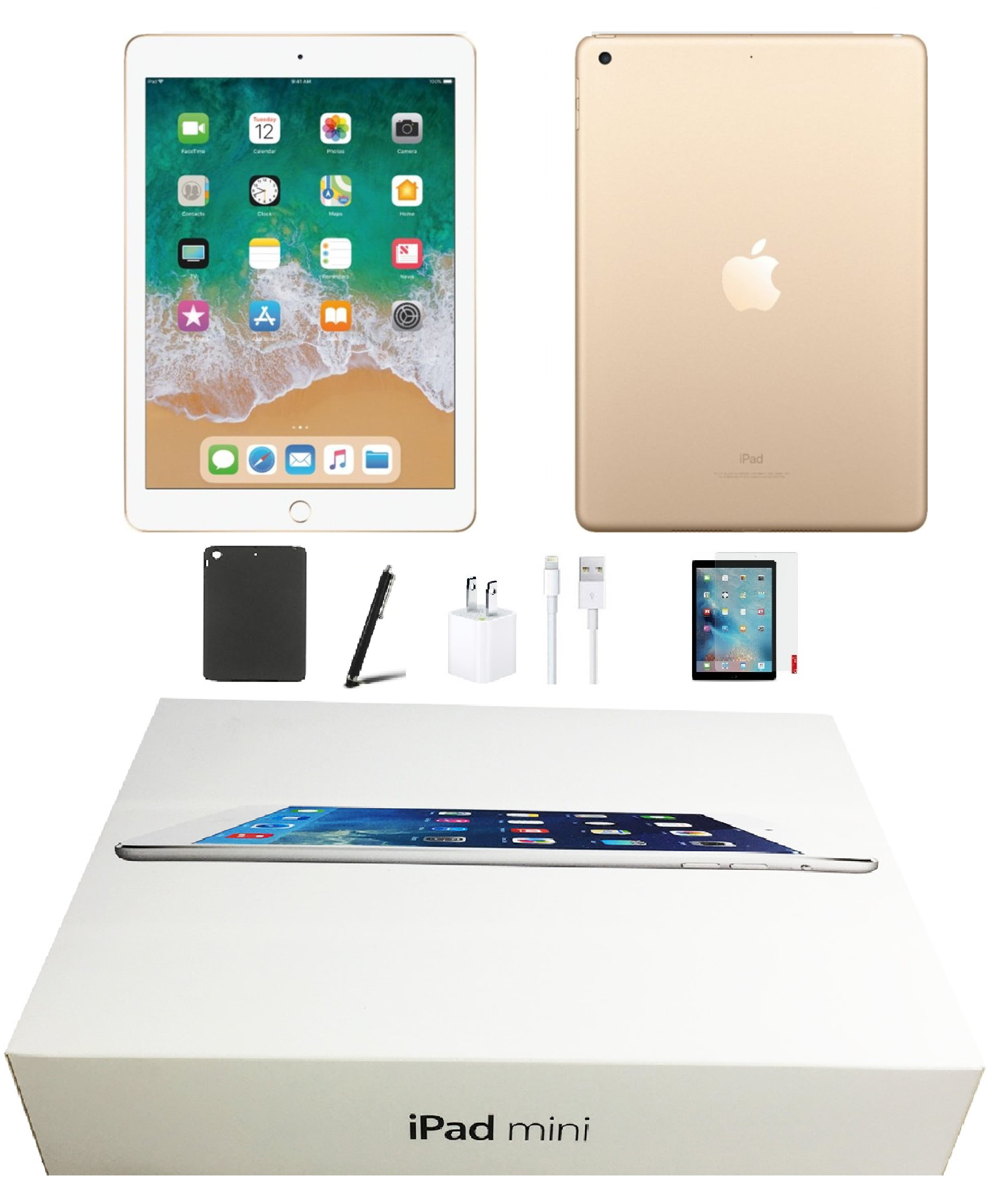 Open Box Apple 7.9-inch iPad Mini 4, Wi-Fi Only, 128GB, Bundle