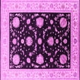thumbnail image 1 of Ahgly Company Indoor Square Oriental Pink Industrial Area Rugs, 6' Square, 1 of 4