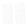 thumbnail image 4 of HLONK 2 Pcs Étagère Organisateurs de Garde-Robe et Rangement Étagères Grillagées pour Tablettes Blanc, 4 of 8