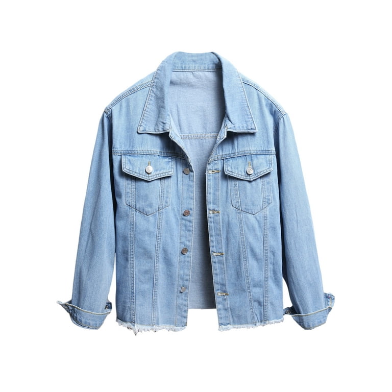 Walmart girls top jean jacket