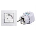 thumbnail image 3 of 5X EU Plug Adapter DE To EU Plug Adapter 10A 250V Universal Travel Adapter EU Socket, 3 of 5