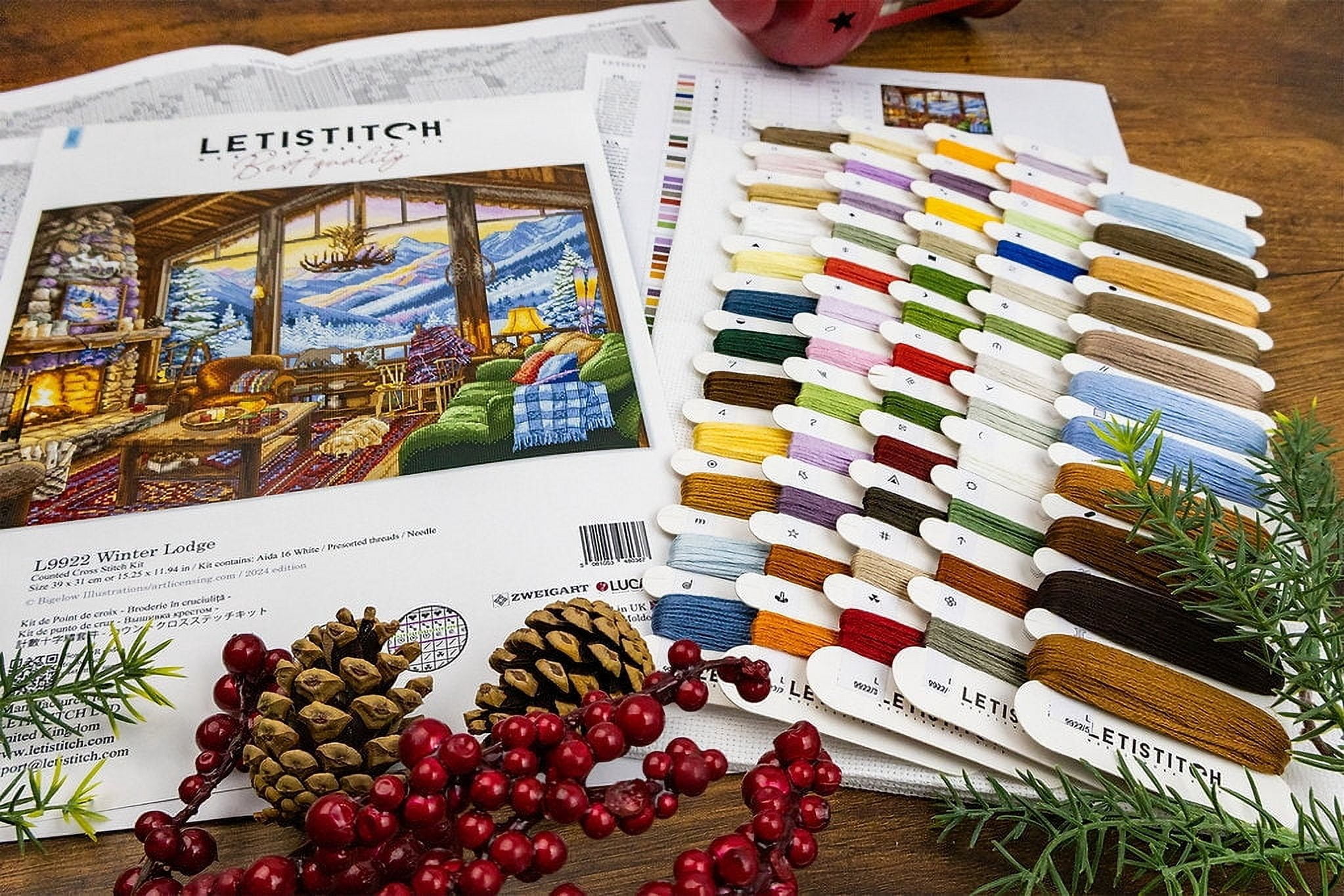 Winter Lodge L9922 Counted Cross Stitch Kit