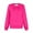Hot Pink, variant on Stamzod Sweatshirt for Women Solid Color V Neck Long Sleeve Pullover Tops Casual Womens Sweatshirts Hot Pink M